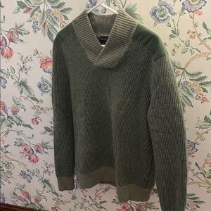 Brooks Brothers Olive Turtleneck Sweater
